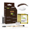 Dark Brown Henna Color Regular Kit with Duo Angled Brush